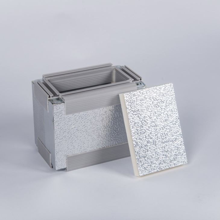 PIR Foam Pre-insulated Aluminum Duct Panel